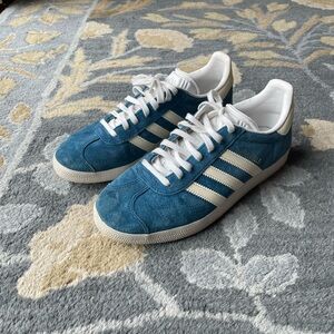 adidas Blue and White Classic Sneakers